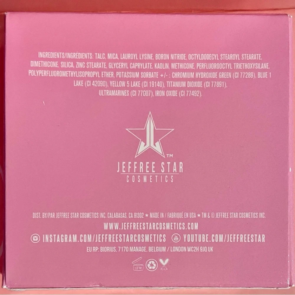 Jeffree Star Cosmetics TAX FREE Artistry Eyeshadow Single Metallic Brown Green